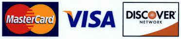 Visa, Master Card, Credit card accepted